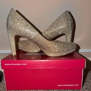 Sparkling Glitter Heels